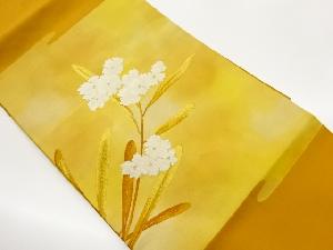 花葉模様織出し名古屋帯